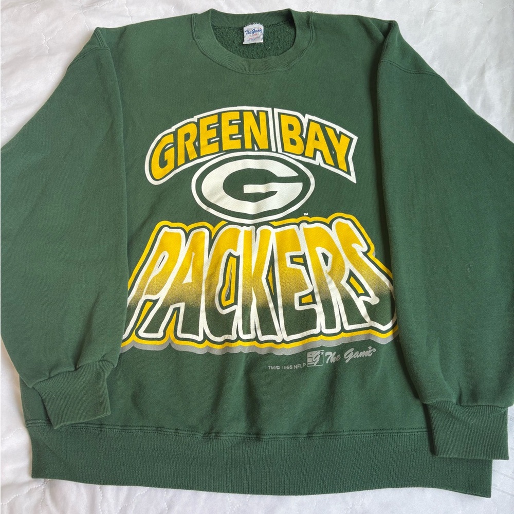 Green bay Packers vintage 1995 crewneck The Game Russell corporation size XL